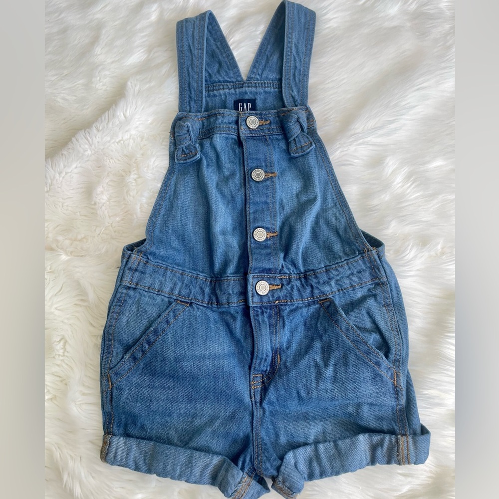 Gap Overall Toddler Girl, Size 5T, Blue, Good Condition.